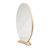 St. Charles Vanity Desk with Wall Mirror - Dove Gray