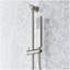 Sefina Thermostatic Shower System with 3 Body Sprays, Slide Bar and Hand Shower - Brushed Nickel-582804732