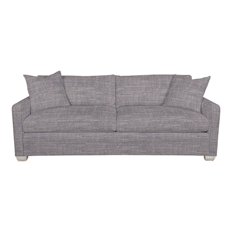Canapé American Bungalow Stanton, Chenille nomade ardoise Crypton®, No, Gris colombe