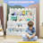 Wavy Wooden Front Facing Bookshelf-620036121