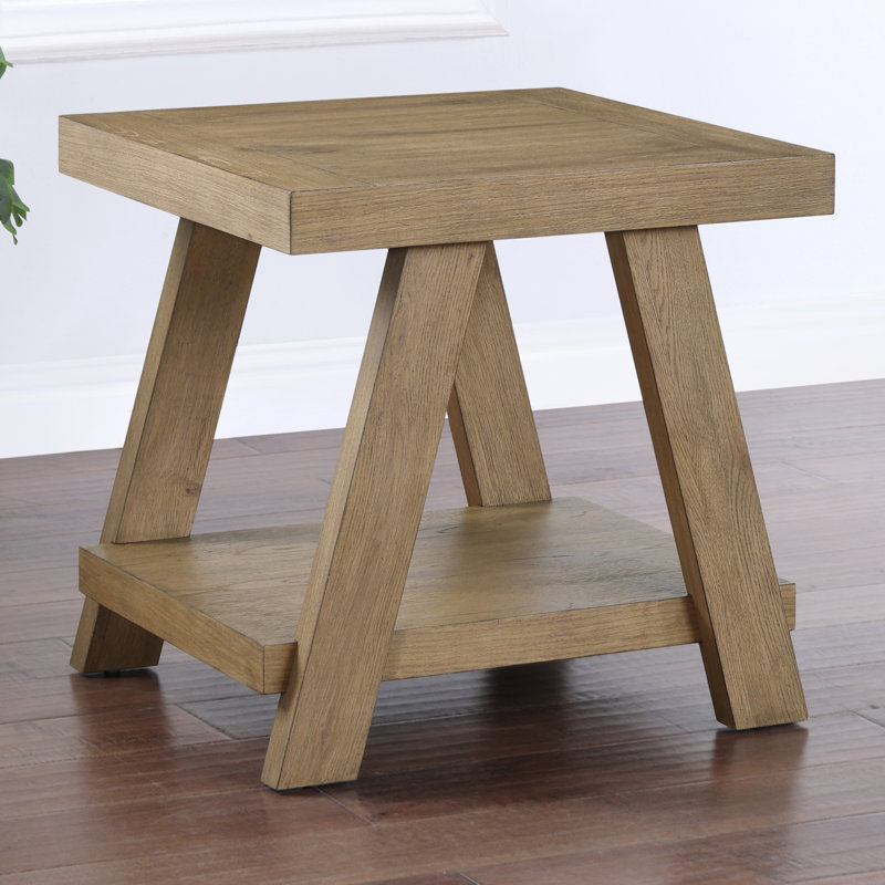 Table de bout en bois Feltman Cara