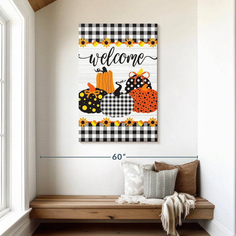 Plaque murale Kema Welcome, H 45 po x l 30 po