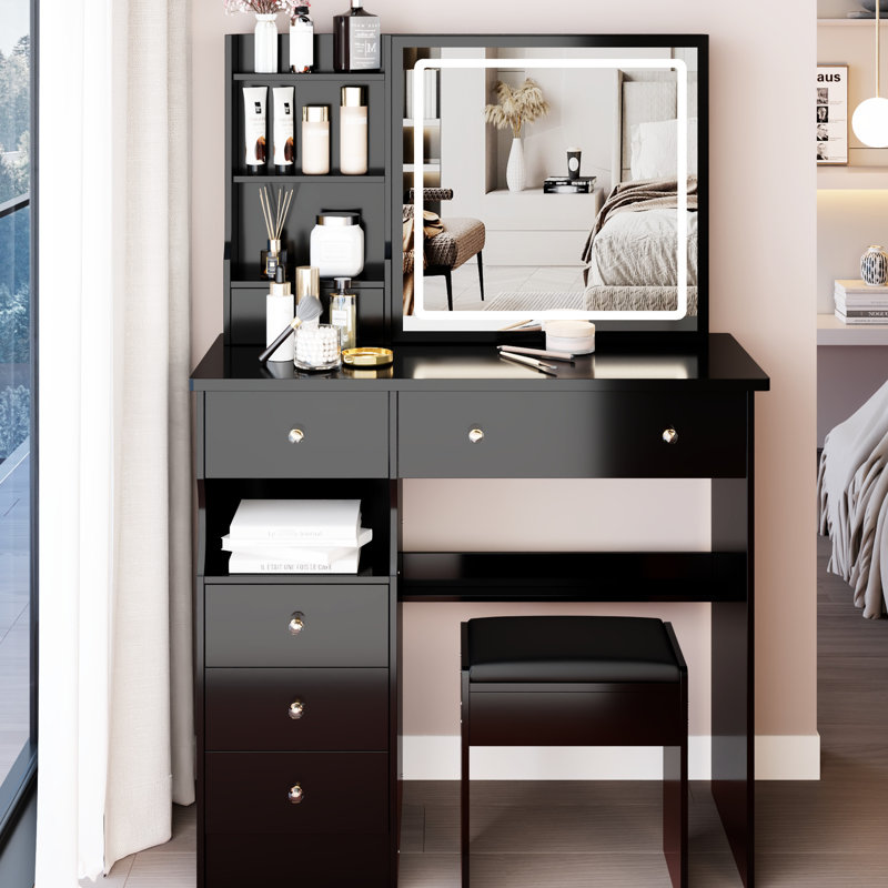 Meuble-lavabo de taille moyenne de 37 pouces Ashlock