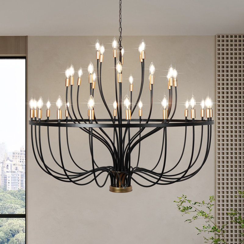 46 - Light Foyer Chandelier Farmhouse Chandelier Wagon Wheel Chandelier