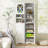 67" Tall Bathroom Cabinet Freestanding Storage Cabinet With 5 Adjustable Shelves-627573189