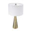 Abat-jour de lampe de table conique en aluminium