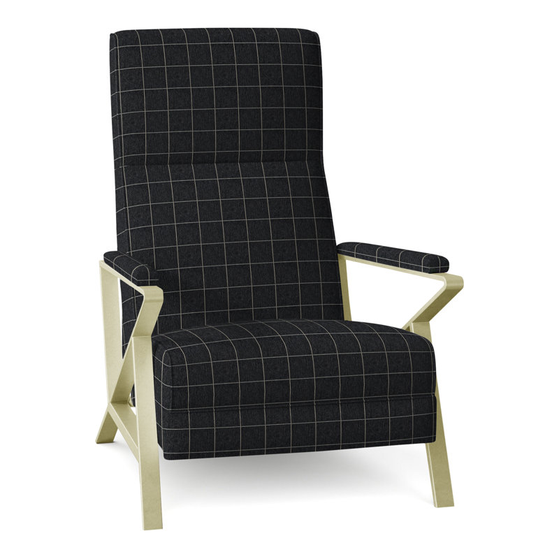 Infinity Recliner, Brushed Brass, Perigold Youngman Ebony