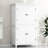 4 Door White Bathroom Storage - Adjustable Shelves, , Tipping Equipment Unit With Doors Build-1606761644
