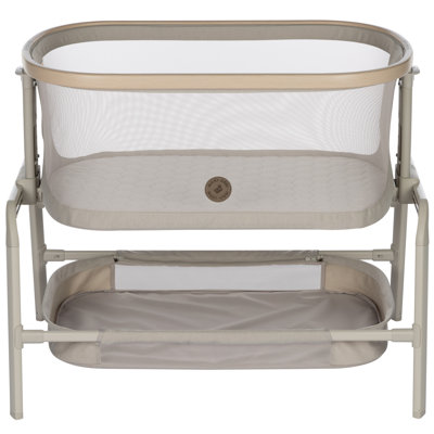 Iora Bedside Crib with Mattress and Stand
