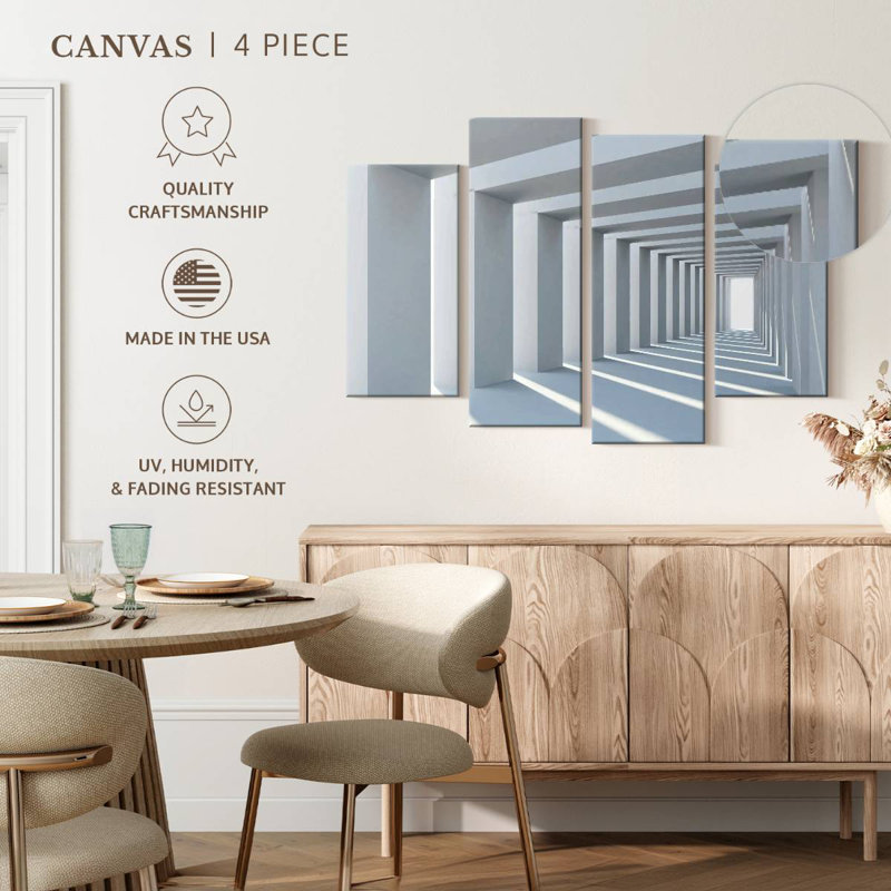 Architecture cubique, H 14 po x l 24 po