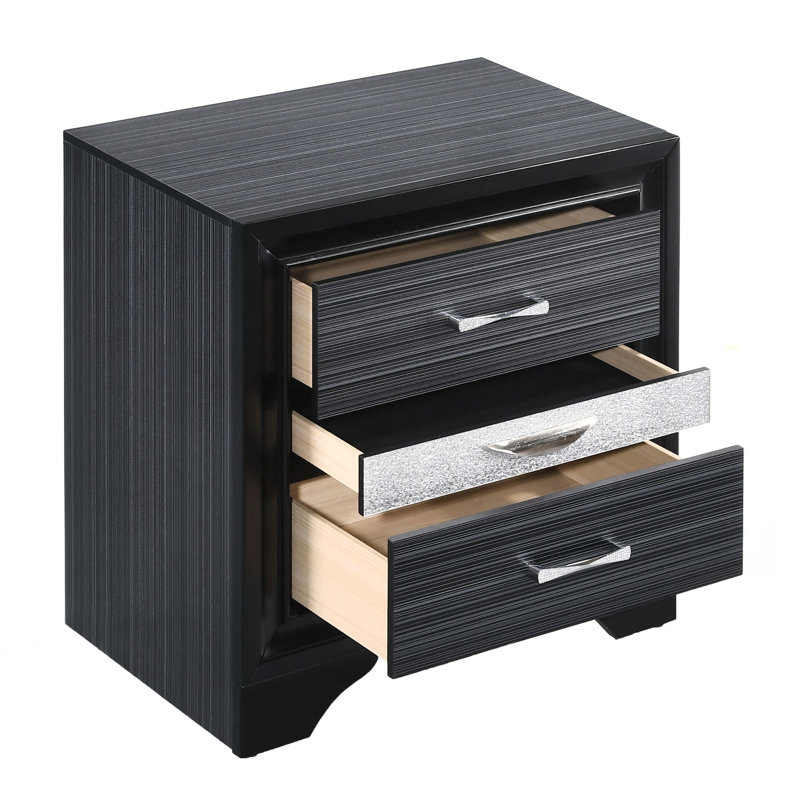 Table de chevet contemporaine noire 3 - Améliorez l'organisation de votre chambre à coucher