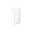 Genan 190.1cm H Standard Bookcase-1116286756-1126068913