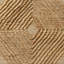 Tapis d'intérieur en jute / laine à motif géométrique tissé à plat à la main-101798587