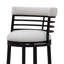 Tabouret de bar pivotant en similicuir Conover-302692101-302692099