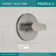 Valve Only MultiChoice Faucet Trim with Lever Handle