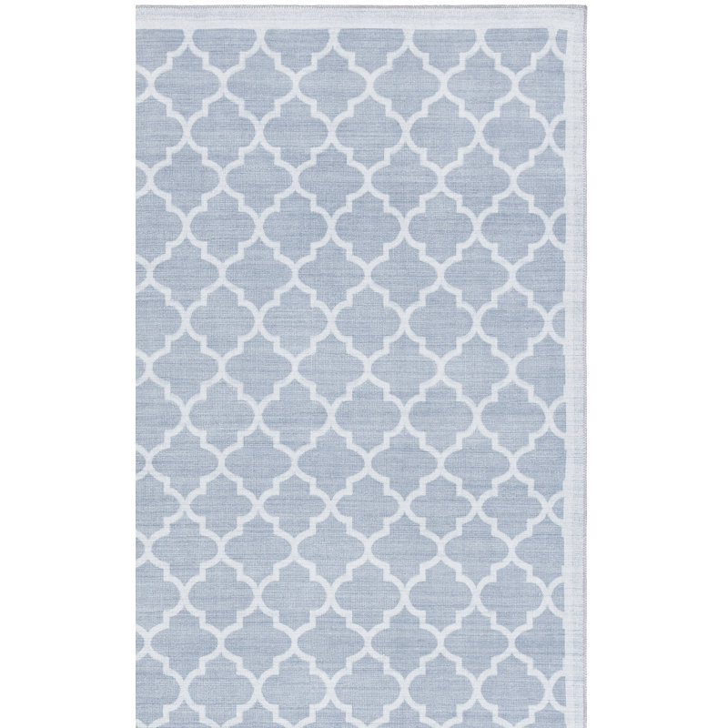 Tapis géométrique lavable à la machine Valire, Rectangle 4pi x 6 pi