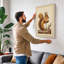 Red Squirrel Portrait Boho - Wrapped Canvas-1533791898-1533791902