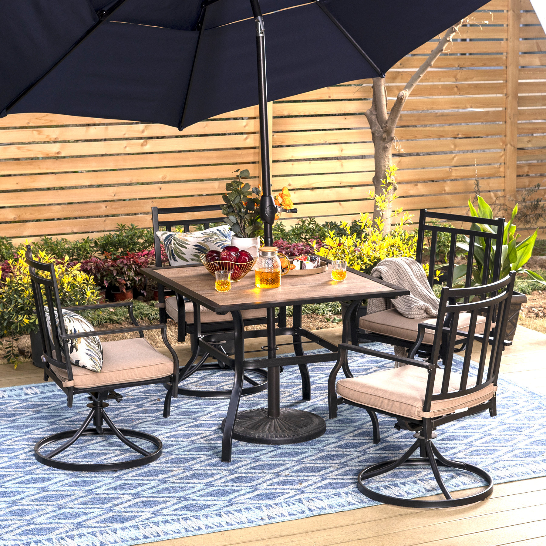 High top discount outdoor dining set