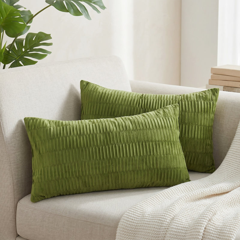 Housses de coussin en velours plissé, Avocat
