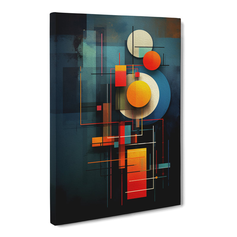 Bauhaus Digital - Wrapped Canvas, 76cm H x 50cm W x 3cm D