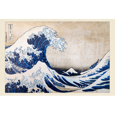 The Great Wave Of Kangawa by Gwengoat - Wrapped Canvas Print