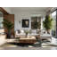 Soft Plush Shaler Art Deco Arc Area Rug in Brown – Grey Binding-268143887