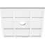 Médaillon de plafond contemporain 14 po x P 2 po x P 4 3/4 po x P 1 po Rubik-36089169