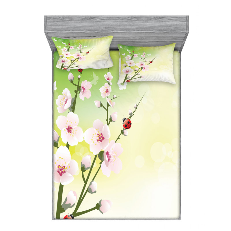Microfiber Sheet Set, Full Sheet Set with Fitted Sheet