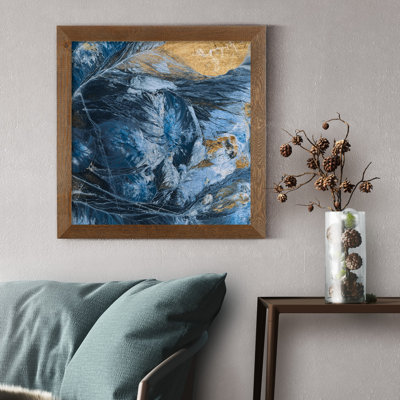 "Indigo", reproduction d’art sur toile encadrée