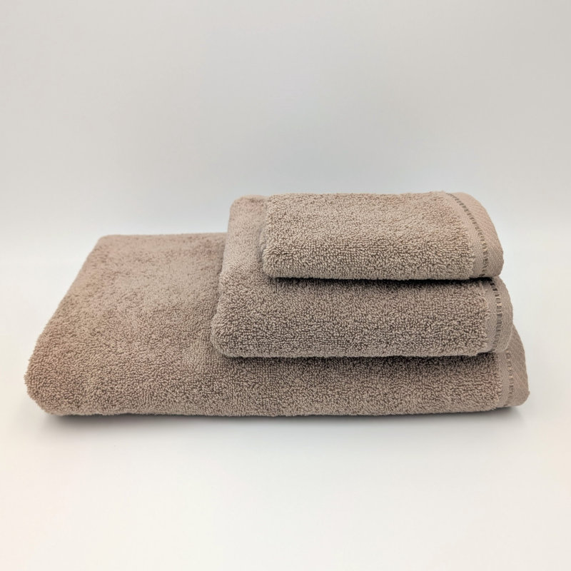 DIAMOND SET OF 6 TOWELS (2B+2H+2W), Tanné