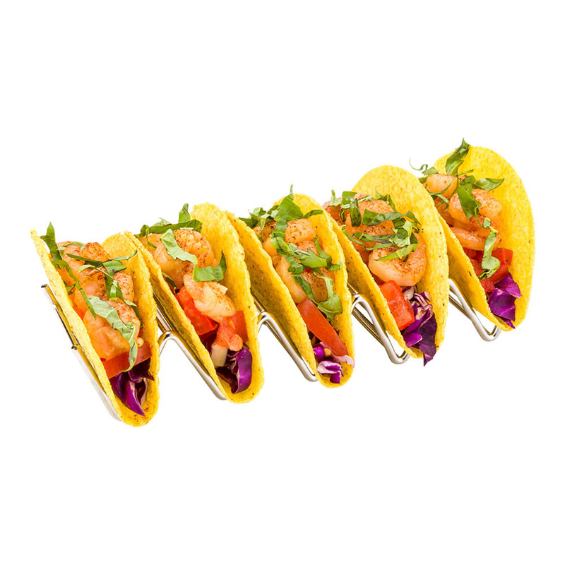 Support à tacos en acier inoxydable