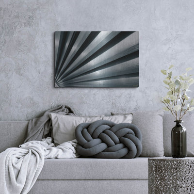 «Industrial Abstract - Vanish Point Metal 1» par Life BeautifuLEE, art mural en métal, 36 po x 24 po