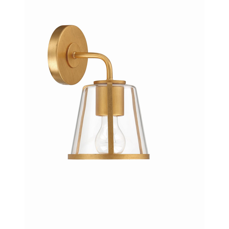 Asheboro Dimmable Bath Sconce, Antique Gold
