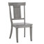 Ensemble de salle à manger 5 pièces à plateau rond en bois de chêne massif 45 po avec chaises-1469963179-1469963173