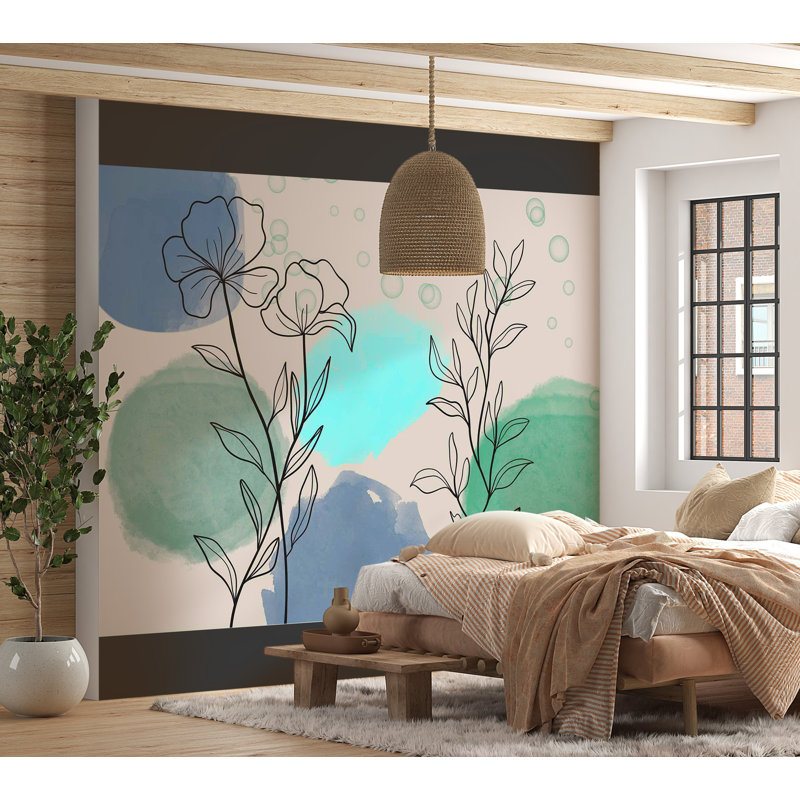 Murale autocollante Ambombrie, L 82 po x l 115 po