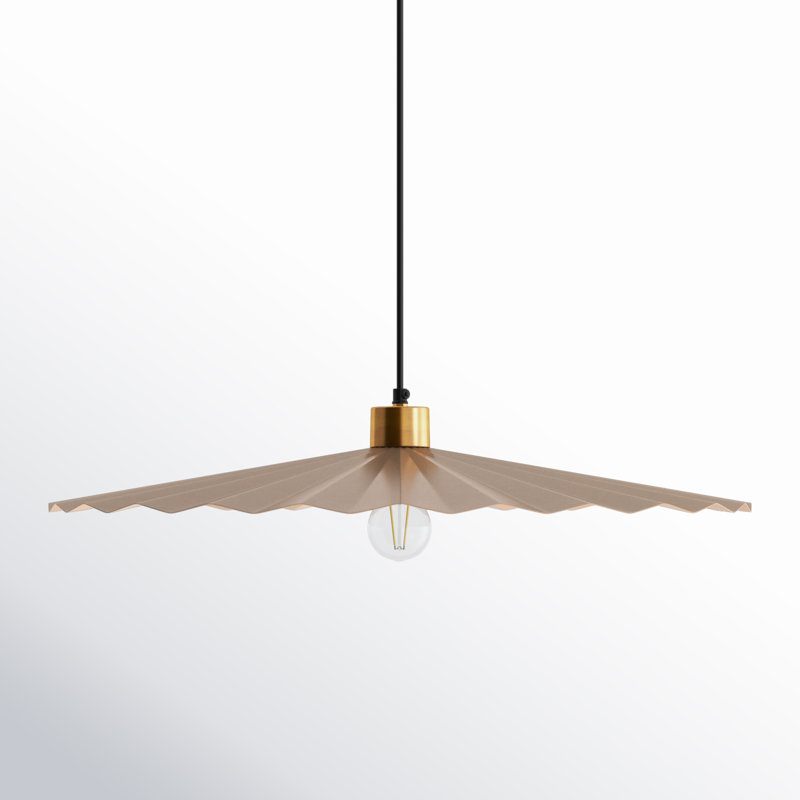 Luminaire suspendu ondulé moderne en forme de disque 24 lumières l 24 po Belton
