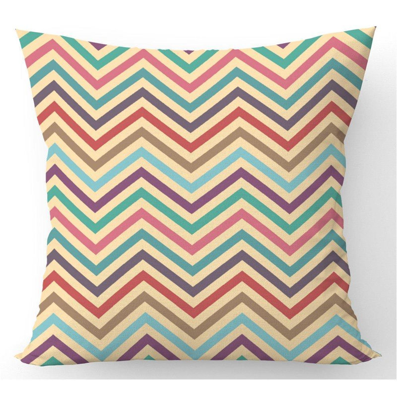 Muscogee Chevron Square Cushion