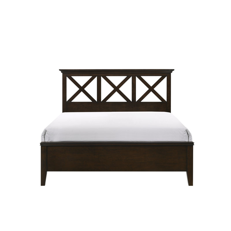 Solid Wood Platform Bed, Queen