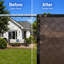 Housse de protection en tissu pour clôture d'intimité H 3 pi ColourTree-50001692-50001844