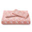 Ensemble de housse de couette en coton à imprimé 600 fils 3 pièces Marina-91343680