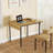 HOMCOM Industrial Folding Dining Table for 2 to 4, Space Saving Drop Leaf Kitchen Table for Small Spaces, Walnut-1708197979