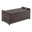 Banc de rangement d'extérieur en osier avec coussin Tabatha Pe-109468830