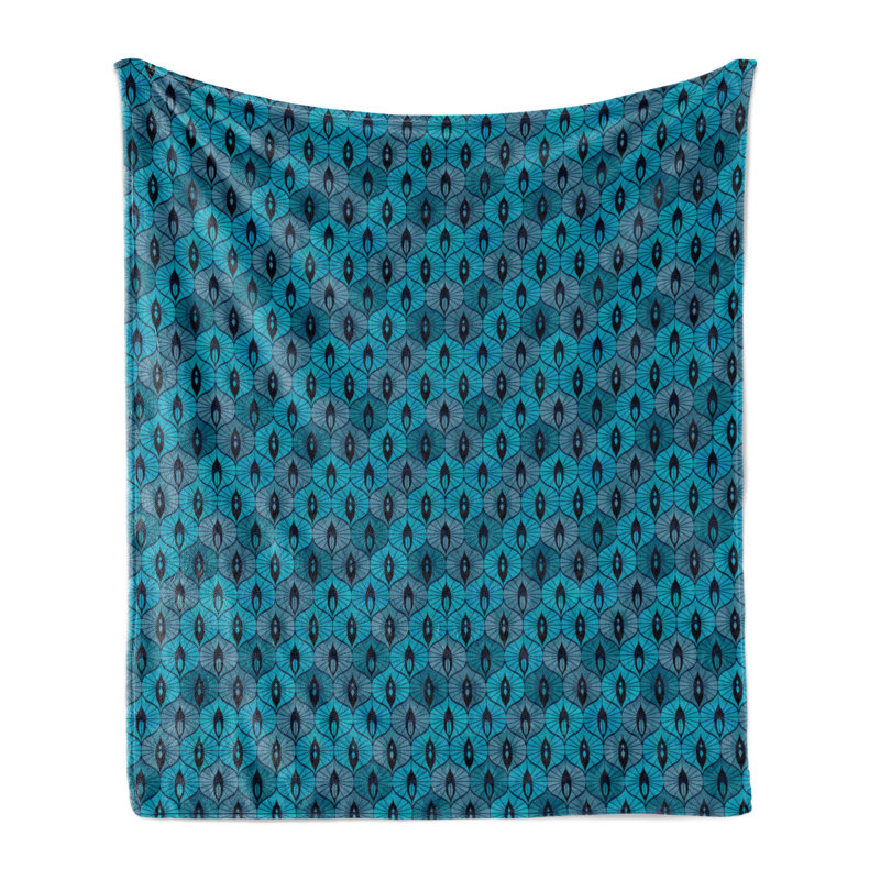 Hand Woven Throw Blanket, 50" W x 60" L