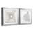 Muted Eccentricities V - Matted and Framed Under Acrylic Glass, Set of 2, Large Living Room Wall Art-756455664-756455676-770536523