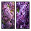 «Mauve lilas parfumée», 2 pièces sur toile-1997567450-1997567431