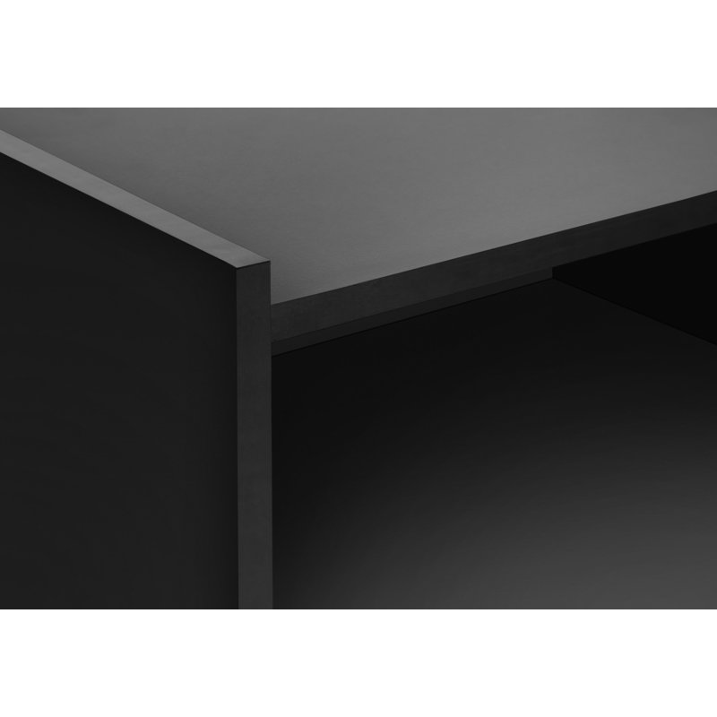 Table d'appoint (table basse incluse seulement), Noir, Noir