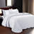 Microfiber Embossed Oversized Modern & Contemporary Bedspread Set With Shams-124114355-124114349
