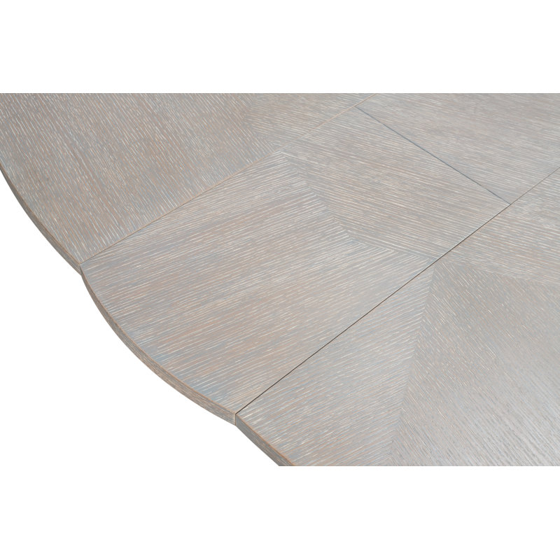 Giselle Round Dining Table, Moonskin, 30"H x 66"L x 66"W