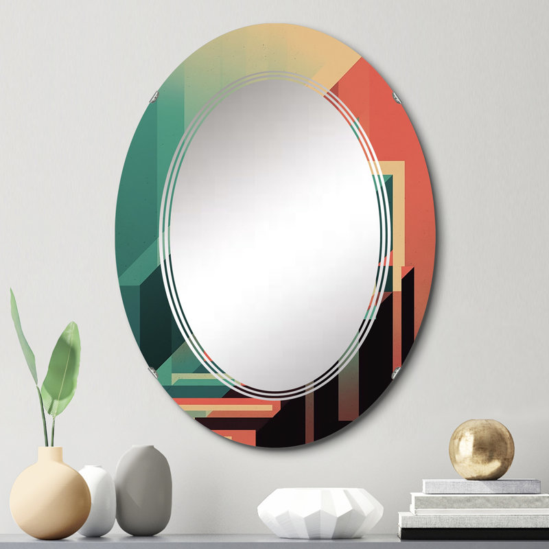 Daceyville - Modern Wall Mirror Oval, 30 po x 20 po