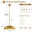 Lysander 1-Light 15.7"W Dimmable Dome Kitchen Island Pendant ETL Certified-1894663331
